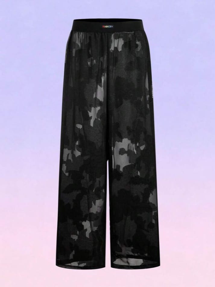 Men's Camouflage Print Wide Leg Loose Casual Lounge Pant